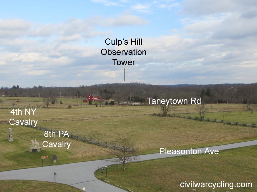 View from Pennsylvania State Monument, Looking Northeast View from Pennsylvania State Monument, Looking Northeast